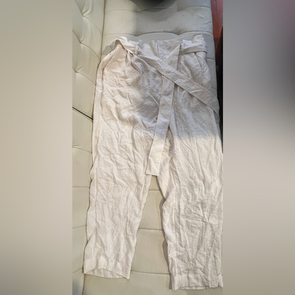 Soft linen flowy pants - Picture 1 of 3